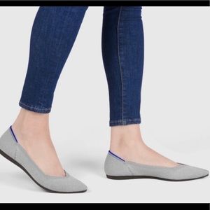 Rothys size 8.5  light gray woman’s  point …
